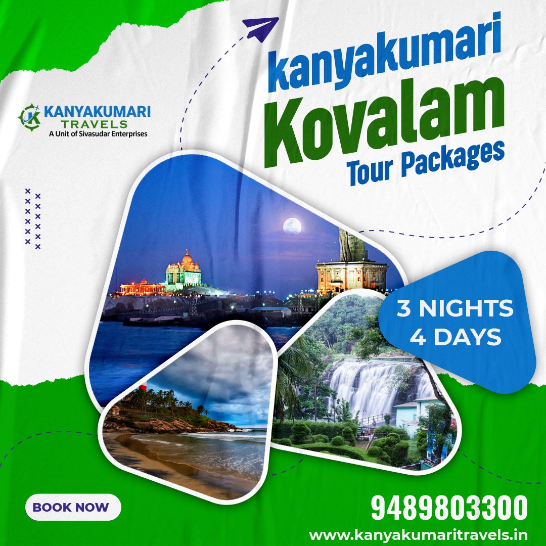 3 Nights 4 Days Kovalam Kanyakumari Tour Packages 3 Nights 4 Days Kovalam Kanyakumari Tour Packages